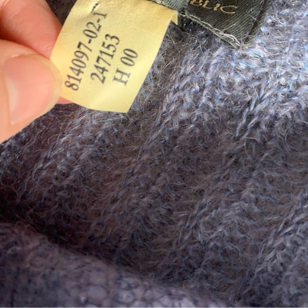 Vintage sweater Mohair Purple banana republic - Picture 4 of 8
